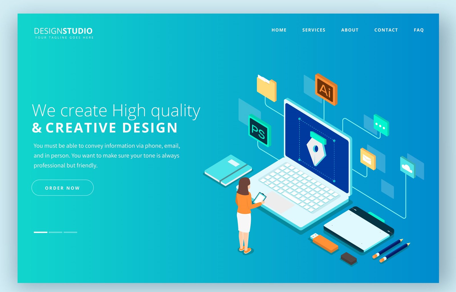 Creative design website